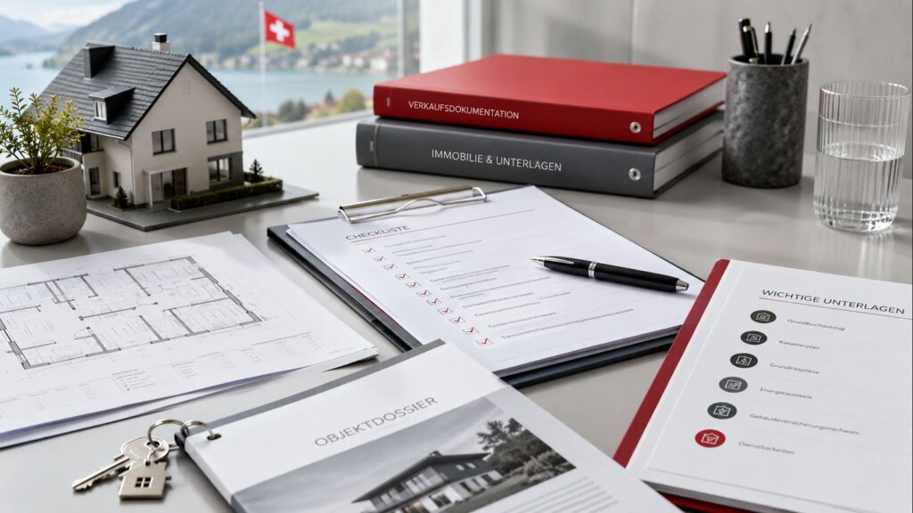 Unterlagen für den Immobilienverkauf: Dokumente, Grundriss und Checkliste