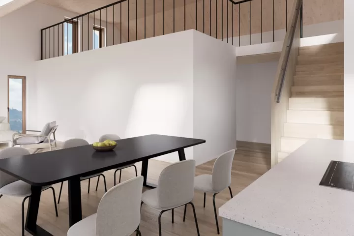 Daheim im Oberdorf - helle 4.5 Zimmer im Obergeschoss mit Terrasse, Holz und Lehm – Bild 4